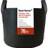 Root Nurse Round Black Fabric Pots